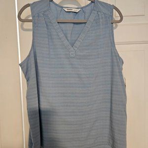 NWT Sonoma V Neck Sleeveless top. Size Large 55%Cotton/45% Rayon